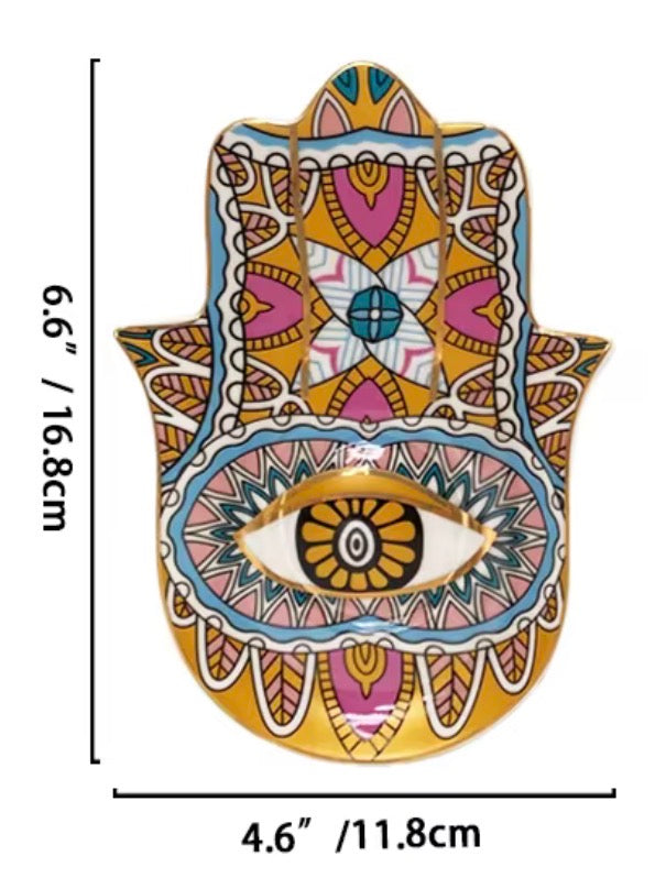 Hamsa Ceramic Jewelry Plates 002
