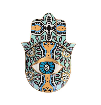 Hamsa Ceramic Jewelry Plates 004