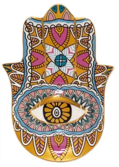 Hamsa Ceramic Jewelry Plates 002