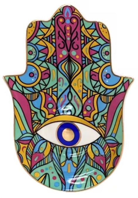 Hamsa Ceramic Jewelry Plates 006