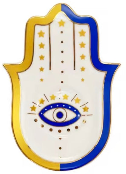 Hamsa Ceramic Jewelry Plates 007